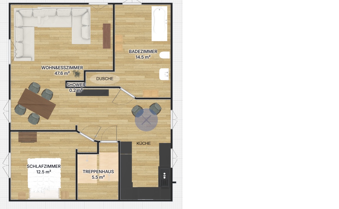 HomeByMe-Living&Sleeping Area